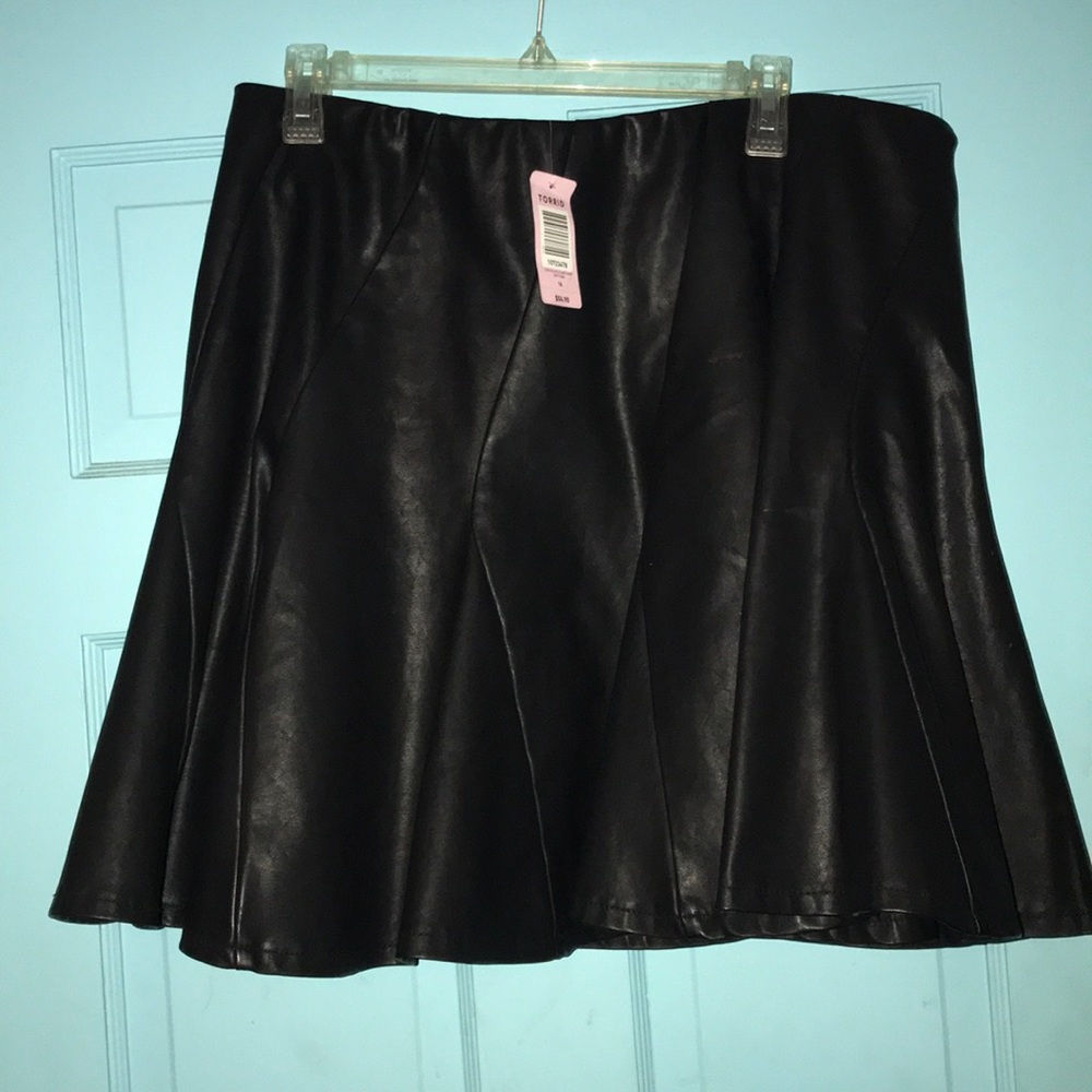 Torrid Faux Leather skirt